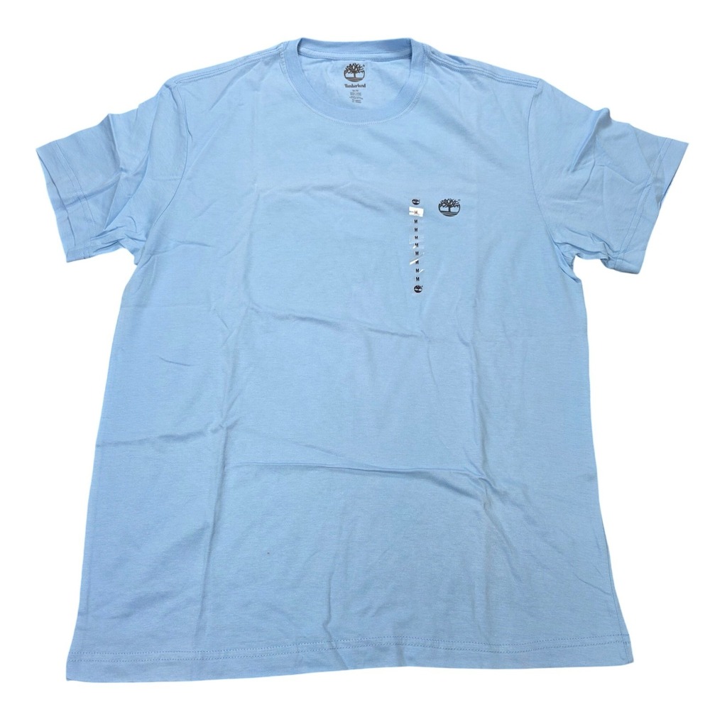 Timberland Graphic T-Shirt Men's Size M Blue Rugged Durable Outdoor Cotton NEW‎